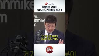 주한미군 방위비, 80%는 우리에게 들어온다