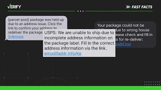 VERIFY | Yes, scam text messages impersonating the United States Postal Service are circulating