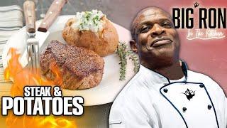 The WORLD FAMOUS Big Ron Steak & Potato | Ronnie Coleman in the Kitchen