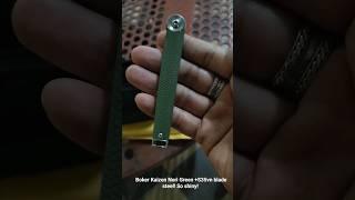 Boker Plus Kaizen Nori Green with S35vn steel