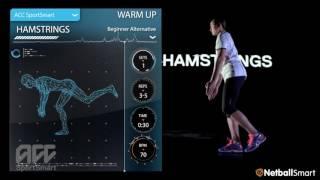 NetballSmart: RDL hamstring beginner alternative