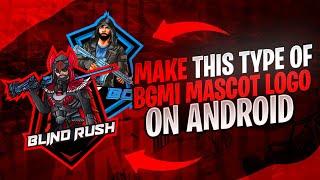 how to make bgmi mascot logo on android|| make easy bgmi/pubg mascot logo on android ||