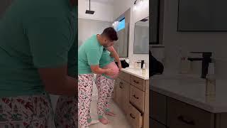 We’re hoping her pain goes away after birth #shorts #thecarlins #husband #wife #mom #dad #viral