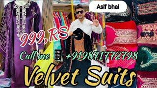 Designer velvet suits Wholesalee only at A R SILK pe 