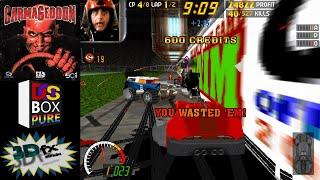 Carmageddon (1997) 3DFX gameplay - DOSBox Pure (RetroArch) - Playing good MS-DOS games 14