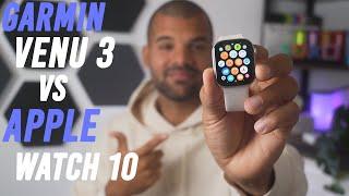 Apple Watch Series 10 vs Garmin Venu 3 l Smartwatch Vergleich!