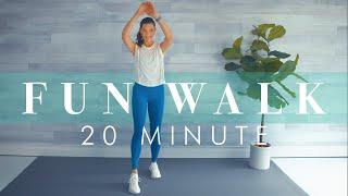 One Mile Walking Workout // Fun Low Impact Cardio  Dance to the Music!