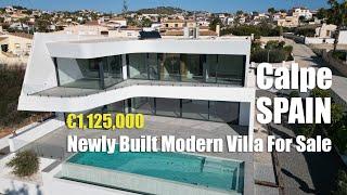 Newly built modern villa for sale in Calpe, Spain, Cometa Carrio | Property in Spain near the sea