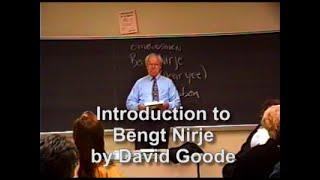 Introduction to Bengt Nirje by David Goode
