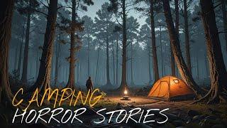 2 Hour Scary Camping & Hiking Horror Stories  | With Rain Sound