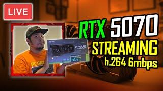  STREAMING with RTX 5070!  Is Nvidia still the King of Streaming Quality?!