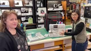 The White Quilter's Edition L890 has returned.  It's beautiful and we have a serger event coming up