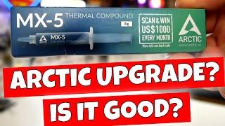 Arctic MX5 Thermal Paste VS Arctic MX4 & Other Budget Compounds