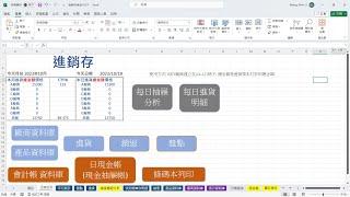 EXCEL【食品相關】進銷存｜【有效期限】庫存｜商品【快到期】明細