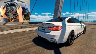 BMW M4 F82 - The Crew Motorfest | Steering Wheel Gameplay