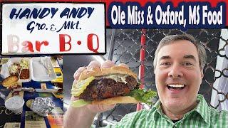 Southern Food Travel Guide: Ole Miss Food in Oxford, MS at Handy Andy Best Burger Search & BBQ