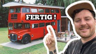 Airbnb in London Bus bauen | FERTIG