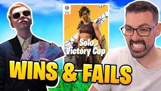 Solo Victory Cup Wins & Fails - MoneyMaker, Vanyak, Mongraal, Eomzo  | AussieAntics Highlights