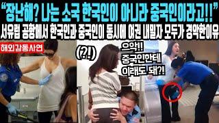 "장난해? 나는 소국 한국인이 아니라 대국 중국인이라고!!" 콧대 높은 서유럽 공항에서 한국인과 중국인이 동시에 여권 내밀자 아무도 예상치 못 한 상황이 벌어지는데..