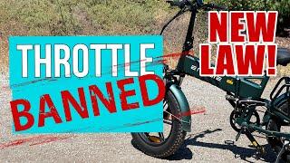 CALIFORNIA EBIKE LAWS 2025: THROTTLE BAN & More- Your State is Next!