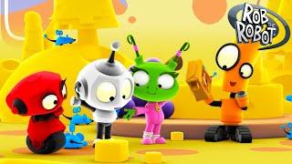 The Cheeeasiest Mission Ever | | Rob the Robot & Friends - Funny Kids TV