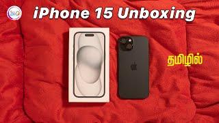 iPhone 15 Unboxing + Quick Review in Tamil @TechApps Tamil