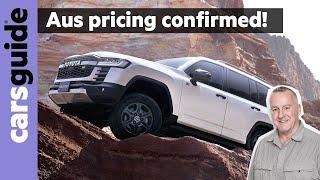 Toyota Land Cruiser 300 Series Australian pricing! - LC300 GX, GXL, VX, Sahara, Sahara ZX, GR Sport