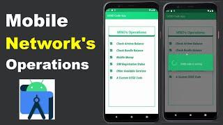 Mobile network operations and mobile money ussd operations android | build ussd application. #ussd