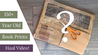 150+ Year Old Book Pages Haul Video