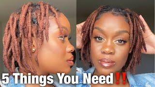 5 Things You Need For Starter Locs | Loc Maintenance Essentials!