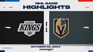 NHL Highlights | Kings vs. Golden Knights - October 23, 2024