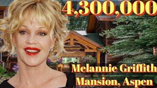 Inside Melanie Griffith’s $4.3 million Mansion in Aspen That has a 9,000-bottle wine cellar.