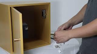 ETEKJOY RFID Electronic Cabinet Lock Hidden DIY for Wooden Cabinet Locker Drawer Cupboard ET924