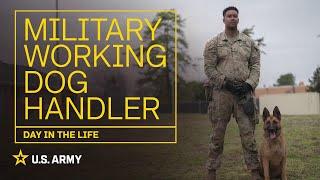 Day in the Life: Military Working Dog Handler | U.S. Army