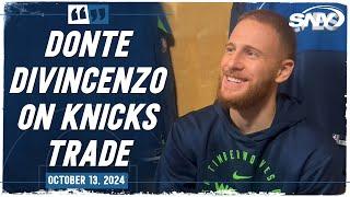 Donte DiVincenzo on rumors about being upset with Knicks before Timberwolves trade | SNY