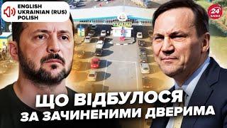 Did Zelenskyy have scandal with Sikorski? Tense statements from POLAND. What the VICTORY PLAN hides