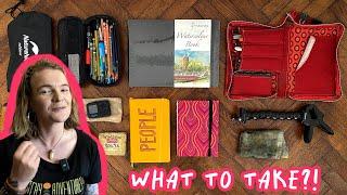 Travel Sketching Kit for a 2 Week Adventure: What I DID and DIDN'T Use!