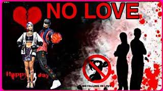 No Love free fire love story cinematic Video in gaming samim yt 