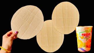 Waste Cardboard Wall Decor //Best Out Of Waste // Home Decor // Diy Ideas