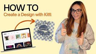 Kittl Print on Demand, How to use Kittl for Beginners Tutorial, How to Design a Tshirt in Kittl