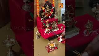 Durga puja at home| Miniature Durga puja celebration|Durga puja Vidhi