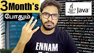 Minimalistic RoadMap to JAVA Developer in 2024 | How to become a java developer in Tamil |abin #java