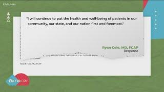 Dr. Ryan Cole responds to complaint from Idaho Medical Association