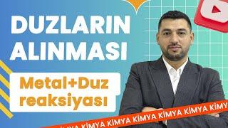 ️DUZLARIN ALINMASI METAL+DUZ REAKSİYASI/ŞƏMİSTAN MAHMUDLU