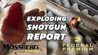 Shotgun Accident at the Range - Mossberg 500 Tactical (Federal Ammunition) What Happened?