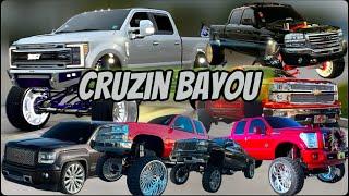 Cruzin Bayou Squatted Truck Show 2025! Poppin Clutches & Cruzin Wit Mel First Annual Show!