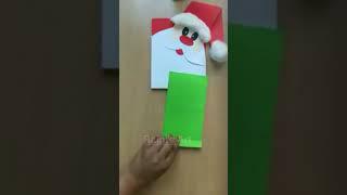 Santa card for Christmas #Viralcard #shorts #santacard #christmas #christmasgift @RajnisArt