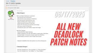 New deadlock patch - FULL PATCH NOTES -06/17/2025 - resol deadlock