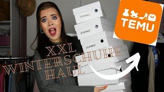 XXL Temu Winterschuhe Haul | ich bin bereit für Schnee