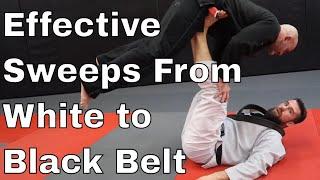 5 Open Guard Sweeps Every BJJ White Belt Should Learn As Early As Possible